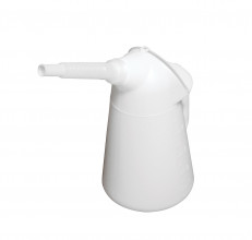 Емкость мерная пластиковая для заливки технических жидкостей 5л с носиком-лейкой 170мм, JTC-5032