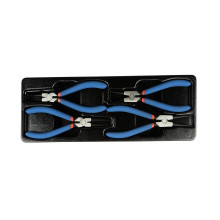 Набор съемников стопорных колец 4 пр. в ложементе LICOTA, ACK-384010